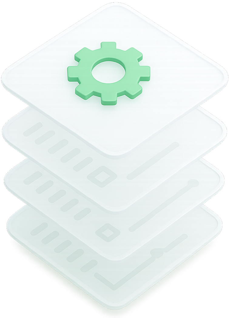 Enterprise Software Solutions 3D Icon